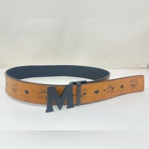 MCM Men’s Belt Brown Reversible